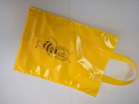 Darčeková taška na 1kg medu žltá "BEE"