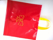 Darčeková taška na 2 x 1kg medu červená+žltá