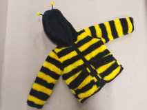 Detská bunda, motív včielka