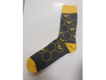Ponožky pánske aj dámske, motív včela + plást