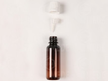 Sklenená fľaša na propolis 50ml s kvapkadlom, 25ks/bal