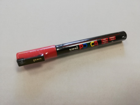 Anyajelölő toll - piros II, vékony