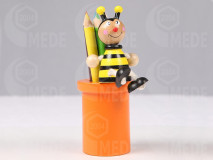 Ceruzatartó méhecskés, ceruzákkal