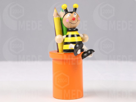 Držiak na ceruzky s ceruzkami včela