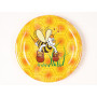 Viečko včela s džbánmi+tráva 82mm plechové