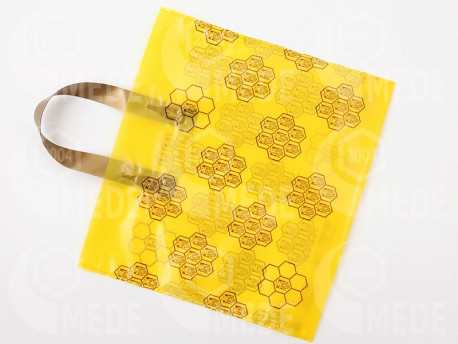 Darčeková taška na 2 x 0,5kg medu žltá