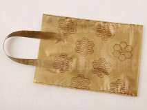 Darčeková taška na 1 kg medu zlatá